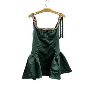 Sugar‎ Thrillz Women Small MAYFAIR RESIDENCE MINI DRESS - GREEN
